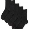 M&S Collection 5pk Of Ribbed School Socks -School Uniform Sales Store FD 4 T64 3542 Y0 X EC 0