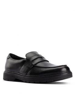 CLARKS Kids' Leather Slip-On School Shoes (Youth Size 3-8)
