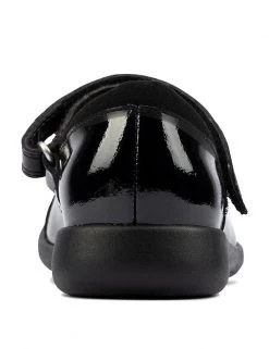 CLARKS Kids' Leather Riptape Mary Jane Shoes (Kid Shoe 10-2.5) 9 CLARKS Kids' Leather Riptape Mary Jane Shoes (Kid Shoe 10-2.5) -School Uniform Sales Store SD 01 T94 3033P Y1 X EC 2