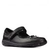 CLARKS Kids' Leather Riptape Mary Jane Shoes (Kid Size 10-2.5) -School Uniform Sales Store SD 01 T94 3038 Y0 X EC 0