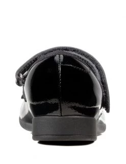 CLARKS Kids' Leather Riptape Bow Mary Jane Shoes (Kid Size 10-2.5) -School Uniform Sales Store SD 01 T94 3103P Y1 X EC 2