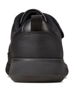 CLARKS Kids' Leather Riptape School Shoes (Kid Size 10-2.5) 9 CLARKS Kids' Leather Riptape School Shoes (Kid Size 10-2.5) -School Uniform Sales Store SD 01 T94 3114 Y0 X EC 2