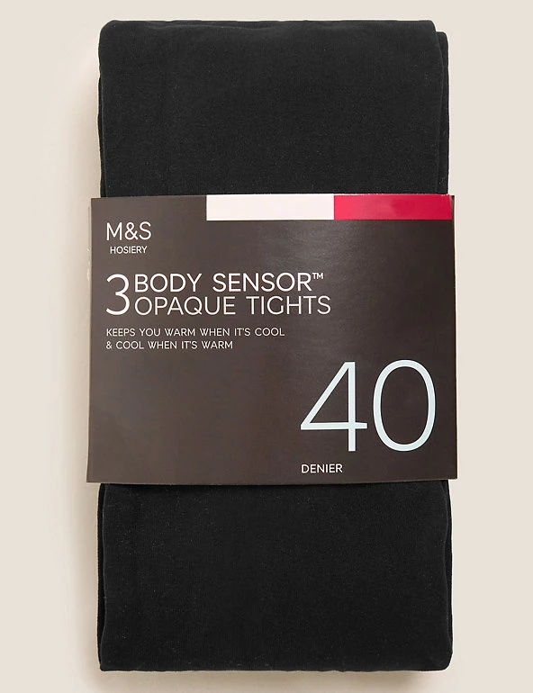 M&S Collection 3pk 40 Denier Body Sensor™ Tights 3 M&S Collection 3pk 40 Denier Body Sensor™ Tights