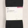 M&S Collection 3pk 60 Denier Supersoft Opaque Tights 2 M&S Collection 3pk 60 Denier Supersoft Opaque Tights -School Uniform Sales Store SD 02 T60 2250 Y0 X EC 0