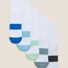 M&S Collection Socks & Tights 5pk Cotton Rich Sports Socks 1 M&S Collection Socks & Tights 5pk Cotton Rich Sports Socks -School Uniform Sales Store SD 04 T64 2056S Z0 X EC 90