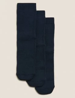M&S Collection 3 Pack Of Thermal School Socks