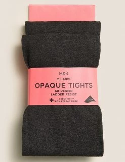 M&S Collection 2pk Of 60 Denier Tights
