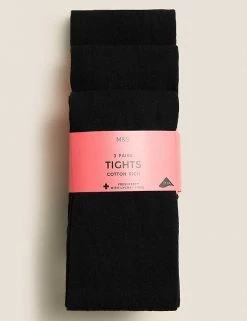 M&S Collection Socks & Tights 3pk Of School Tights