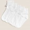 M&S Collection 5pk Of Frill Ankle Socks 2 M&S Collection 5pk Of Frill Ankle Socks -School Uniform Sales Store SD 04 T64 6873G Z0 X EC 0