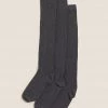 M&S Collection Socks & Tights 3pk Cotton Rich Over The Knee Socks -School Uniform Sales Store SD 04 T64 8001S T0 X EC 0