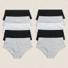 M&S Collection Underwear 10pk Cotton Rich Shorts (2-16 Yrs) -School Uniform Sales Store SD 04 T71 1206V YT X EC 0