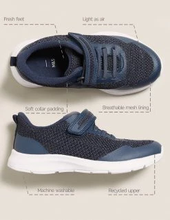 Light As Air™ Footwear Kids' Freshfeet™ Riptape Trainers (3 Small - 3 Large) -School Uniform Sales Store SD 04 T72 1871U F0 X EC 90