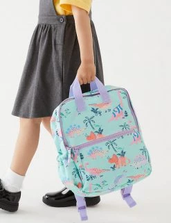 M&S Collection Accessories Kids' Water Repellent Dinosaur Nursery Backpack -School Uniform Sales Store SD 04 T72 6049D JC X EC 4