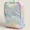 M&S Collection Accessories Kids' Water Repellent Marble Print School Backpack