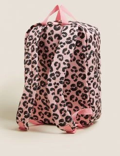 M&S Collection Accessories Kids' Water Repellent Leopard School Backpack -School Uniform Sales Store SD 04 T72 6134B A0 X EC 1