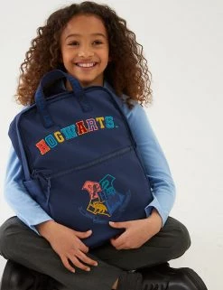 M&S Collection Accessories Kids' Harry Potter Water Repellent School Backpack 14 M&S Collection Accessories Kids' Harry Potter Water Repellent School Backpack -School Uniform Sales Store SD 04 T72 6135B F0 X EC 4