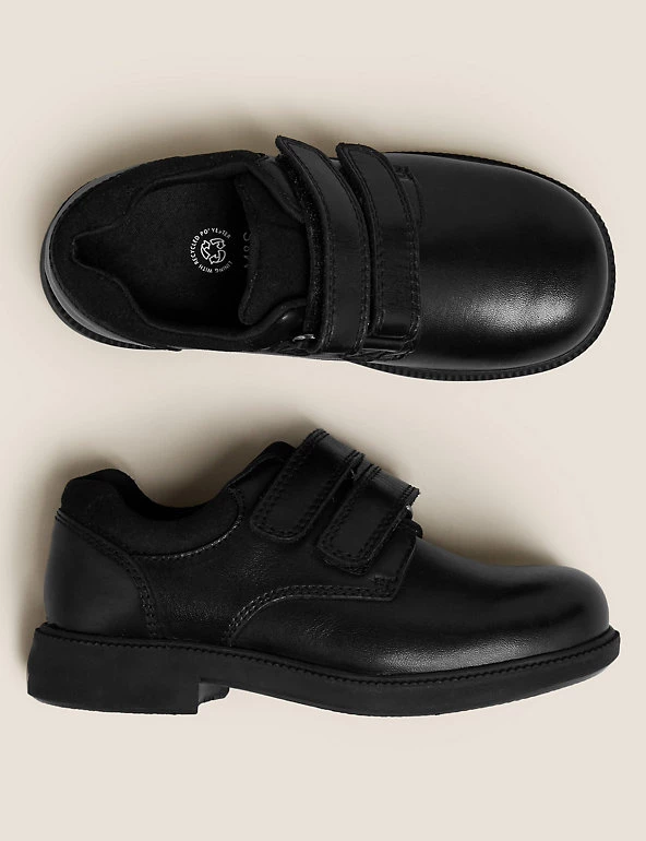M&S Collection Kids’ Leather Riptape School Shoes (8 Small - 1 Large) 5 M&S Collection Kids’ Leather Riptape School Shoes (8 Small - 1 Large) - Image 3