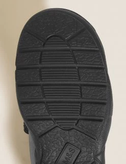 M&S Collection Kids' Leather Light Up Dino School Shoes (8 Small - 1 Large) -School Uniform Sales Store SD 04 T72 8548B Y0 X EC 3