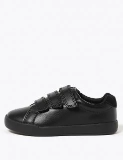 M&S Collection Footwear Kids' Leather Freshfeet™ Trainers (8 Small - 1 Large) -School Uniform Sales Store SD 04 T72 8553B Y0 X EC 1
