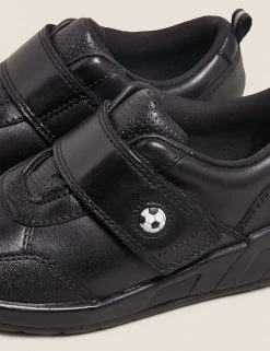 M&S Collection Kids' Leather Riptape Football School Shoes (8 Small - 1 Large) -School Uniform Sales Store SD 04 T72 8556B Y0 X EC 2