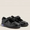 M&S Collection Footwear Kids' Leather Flashing Light School Shoes (8 Small - 1 Large) -School Uniform Sales Store SD 04 T72 8664B Y0 X EC 0