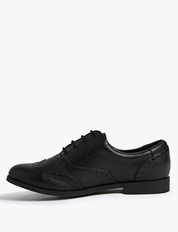 M&S Collection Kids’ Leather Lace-up Brogues School Shoes (13 Small - 7 Large) 5 M&S Collection Kids’ Leather Lace-up Brogues School Shoes (13 Small - 7 Large) - Image 3