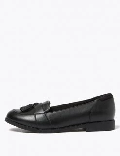M&S Collection Shoes Kids' Leather Freshfeet™ Loafers (13 Small - 7 Large) 10 M&S Collection Shoes Kids' Leather Freshfeet™ Loafers (13 Small - 7 Large) -School Uniform Sales Store SD 04 T72 8755B Y0 X EC 1