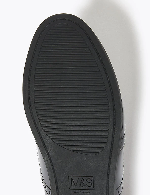 M&S Collection Kids' Leather Freshfeet™ School Shoes (13 Small - 7 Large) 7 M&S Collection Kids' Leather Freshfeet™ School Shoes (13 Small - 7 Large) - Image 5