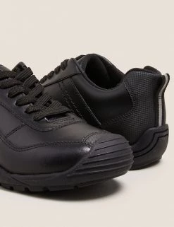 M&S Collection Kids' Leather Freshfeet™ Lace School Shoes (13 Small - 9 Large) 11 M&S Collection Kids' Leather Freshfeet™ Lace School Shoes (13 Small - 9 Large) -School Uniform Sales Store SD 04 T72 8800B Y0 X EC 2