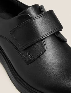 M&S Collection Kids' Leather Riptape School Shoes (13 Small-9 Large) -School Uniform Sales Store SD 04 T72 8802B Y0 X EC 2