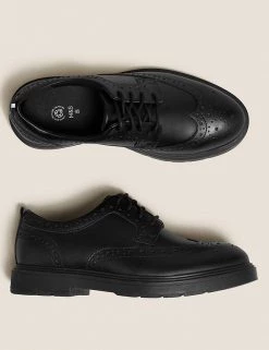 M&S Collection Kids' Leather Freshfeet™ School Shoes (13 Small - 9 Large) 10 M&S Collection Kids' Leather Freshfeet™ School Shoes (13 Small - 9 Large) -School Uniform Sales Store SD 04 T72 8803B Y0 X EC 1