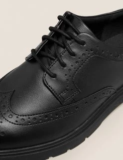 M&S Collection Kids' Leather Freshfeet™ School Shoes (13 Small - 9 Large) 11 M&S Collection Kids' Leather Freshfeet™ School Shoes (13 Small - 9 Large) -School Uniform Sales Store SD 04 T72 8803B Y0 X EC 2