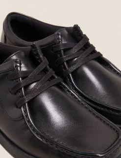 M&S Collection Kids' Leather Lace School Shoes (13 Small - 9 Large) -School Uniform Sales Store SD 04 T72 8806B Y0 X EC 2
