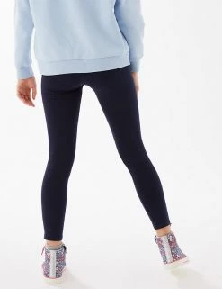 M&S Collection Cotton Rich Leggings With Stretch (2-16 Yrs) -School Uniform Sales Store SD 04 T74 3199V F0 X EC 3