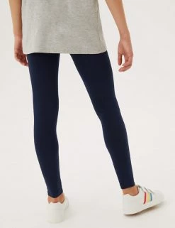 M&S Collection 5pk Cotton Rich Leggings (6-16 Yrs) 9 M&S Collection 5pk Cotton Rich Leggings (6-16 Yrs) -School Uniform Sales Store SD 04 T74 3364E F0 X EC 2