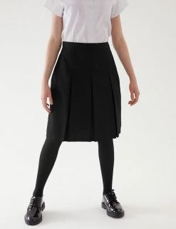 M&S Collection Skirts Girls' Permanent Pleats School Skirt (2-16 Yrs) -School Uniform Sales Store SD 04 T76 0132 Y0 X EC 1