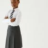 M&S Collection Skirts Girls' Slim Fit Permanent Pleats School Skirt (2-18 Yrs) 1 M&S Collection Skirts Girls' Slim Fit Permanent Pleats School Skirt (2-18 Yrs) -School Uniform Sales Store SD 04 T76 0137 T0 X EC 0