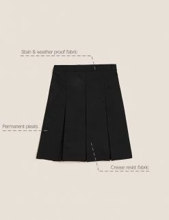 M&S Collection Skirts Girls' Slim Fit Permanent Pleats School Skirt (2-18 Yrs) -School Uniform Sales Store SD 04 T76 0137 Y0 X EC 90