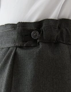 M&S Collection Skirts Girls' Plus Fit Permanent Pleats School Skirt (2-18 Yrs) -School Uniform Sales Store SD 04 T76 0140P T0 X EC 3