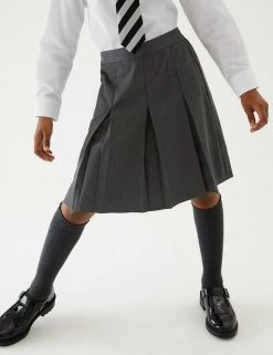 M&S Collection Skirts Girls' Longer Length School Skirt (2-16 Yrs) -School Uniform Sales Store SD 04 T76 0149L T0 X EC 1