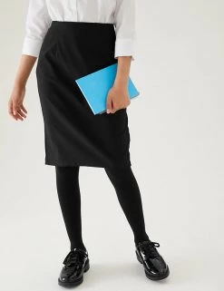 M&S Collection Skirts Girls' Long Pencil School Skirt (9-16 Yrs) -School Uniform Sales Store SD 04 T76 0193 Y0 X EC 1