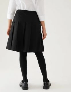 M&S Collection 2pk Girls' Crease Resistant School Skirts (2-16 Yrs) -School Uniform Sales Store SD 04 T76 0197 Y0 X EC 2