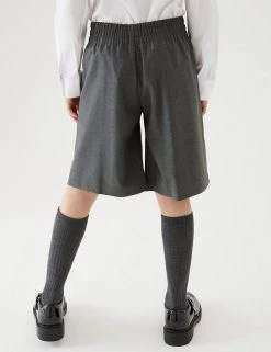 M&S Collection Trousers Girls' Pleat Front School Culottes (2-18 Yrs) 10 M&S Collection Trousers Girls' Pleat Front School Culottes (2-18 Yrs) -School Uniform Sales Store SD 04 T76 0320 T0 X EC 2