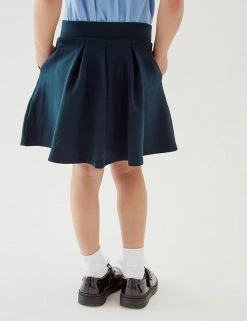 M&S Collection Skirts Girls' Cotton Pleated School Skirt (2-14 Yrs) 15 M&S Collection Skirts Girls' Cotton Pleated School Skirt (2-14 Yrs) -School Uniform Sales Store SD 04 T76 0321 F0 X EC 2
