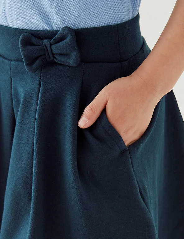 M&S Collection Skirts Girls' Cotton Pleated School Skirt (2-14 Yrs) 7 M&S Collection Skirts Girls' Cotton Pleated School Skirt (2-14 Yrs) - Image 5