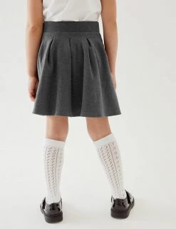 M&S Collection Skirts Girls' Cotton Pleated School Skirt (2-14 Yrs) 20 M&S Collection Skirts Girls' Cotton Pleated School Skirt (2-14 Yrs) -School Uniform Sales Store SD 04 T76 0321 T0 X EC 2