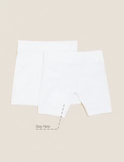 M&S Collection PE Kit 2pk Girls' Cotton With Stretch School Shorts (2-16 Yrs) -School Uniform Sales Store SD 04 T76 1033 Z0 X EC 90