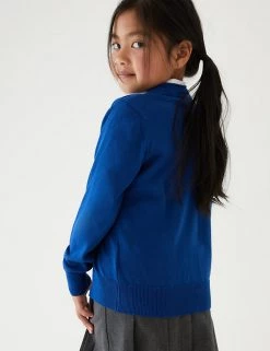 M&S Collection Cardigans 2pk Girls' Pure Cotton School Cardigan (3-18 Yrs) -School Uniform Sales Store SD 04 T76 1371 E0 X EC 2