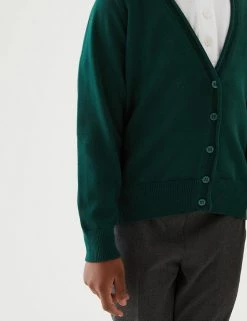 M&S Collection Cardigans 2pk Girls' Pure Cotton School Cardigan (3-18 Yrs) -School Uniform Sales Store SD 04 T76 1371 J0 X EC 1