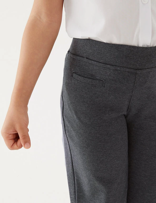 M&S Collection Girls' Slim Leg Knitted School Trousers (2-18 Yrs) 7 M&S Collection Girls' Slim Leg Knitted School Trousers (2-18 Yrs) - Image 5